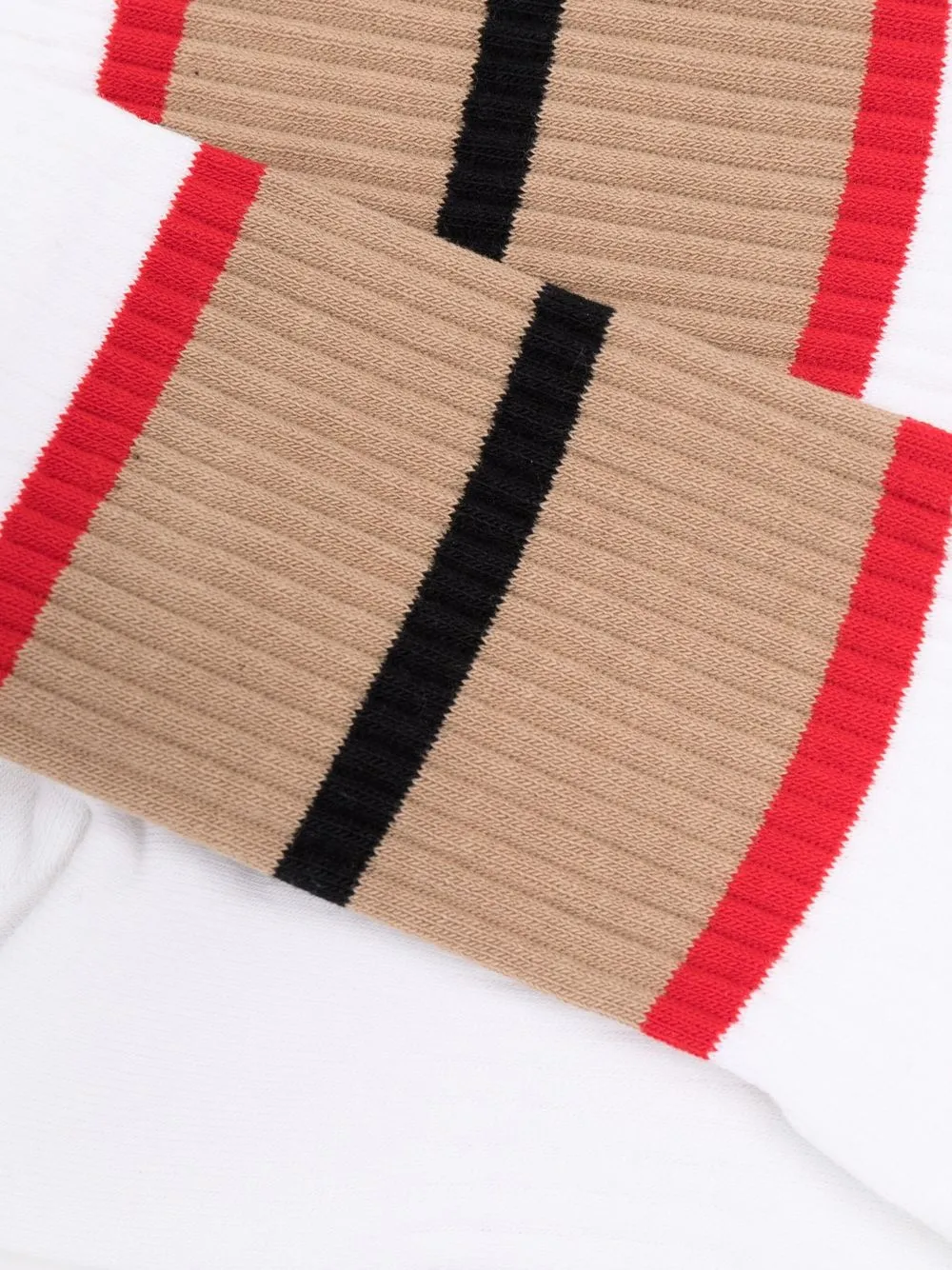 фото Burberry носки в рубчик в полоску icon stripe