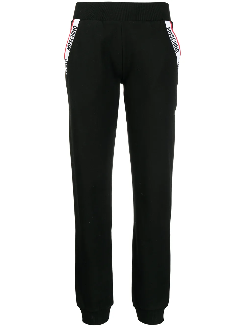 

Moschino Logo Taping Sweatpants - Black