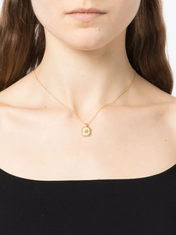 Missoma March Birthstone Necklace Farfetch