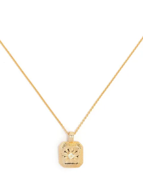 Missoma March birthstone necklace