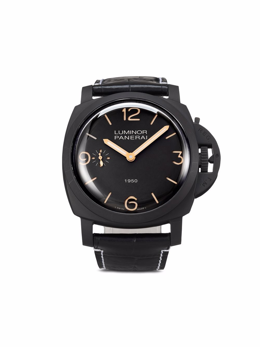 фото Panerai pre-owned luminor composite 1950 3 days ltd. 47mm