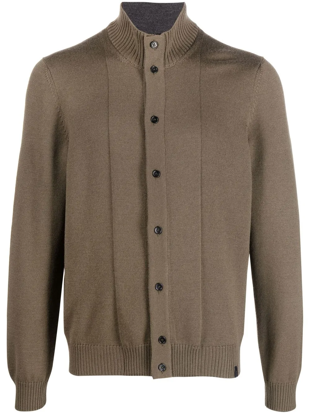 

Fay long-sleeve button-up cardigan - Green