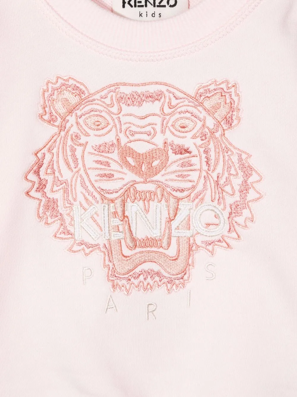 фото Kenzo kids толстовка с вышивкой tiger