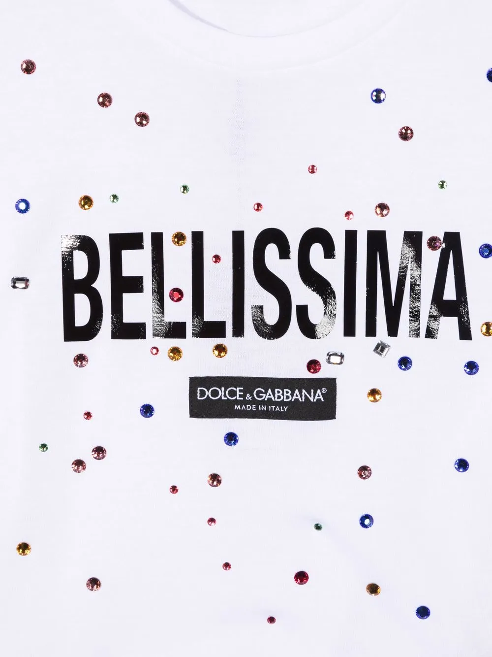 фото Dolce & gabbana kids футболка с надписью