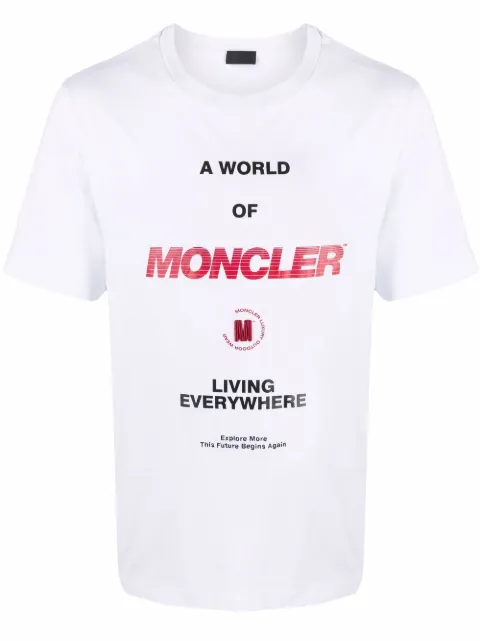 Moncler logo print T-shirt