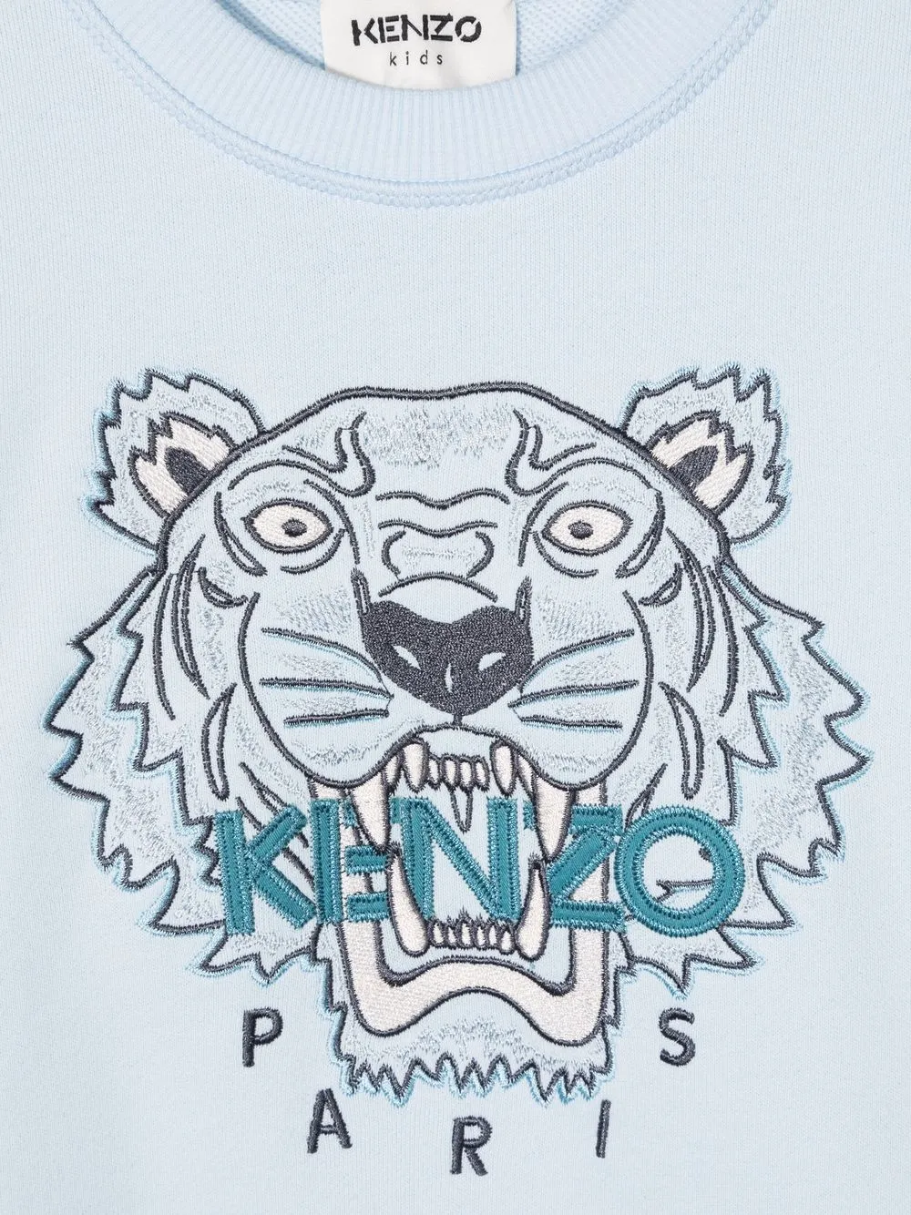 фото Kenzo kids толстовка с принтом tiger