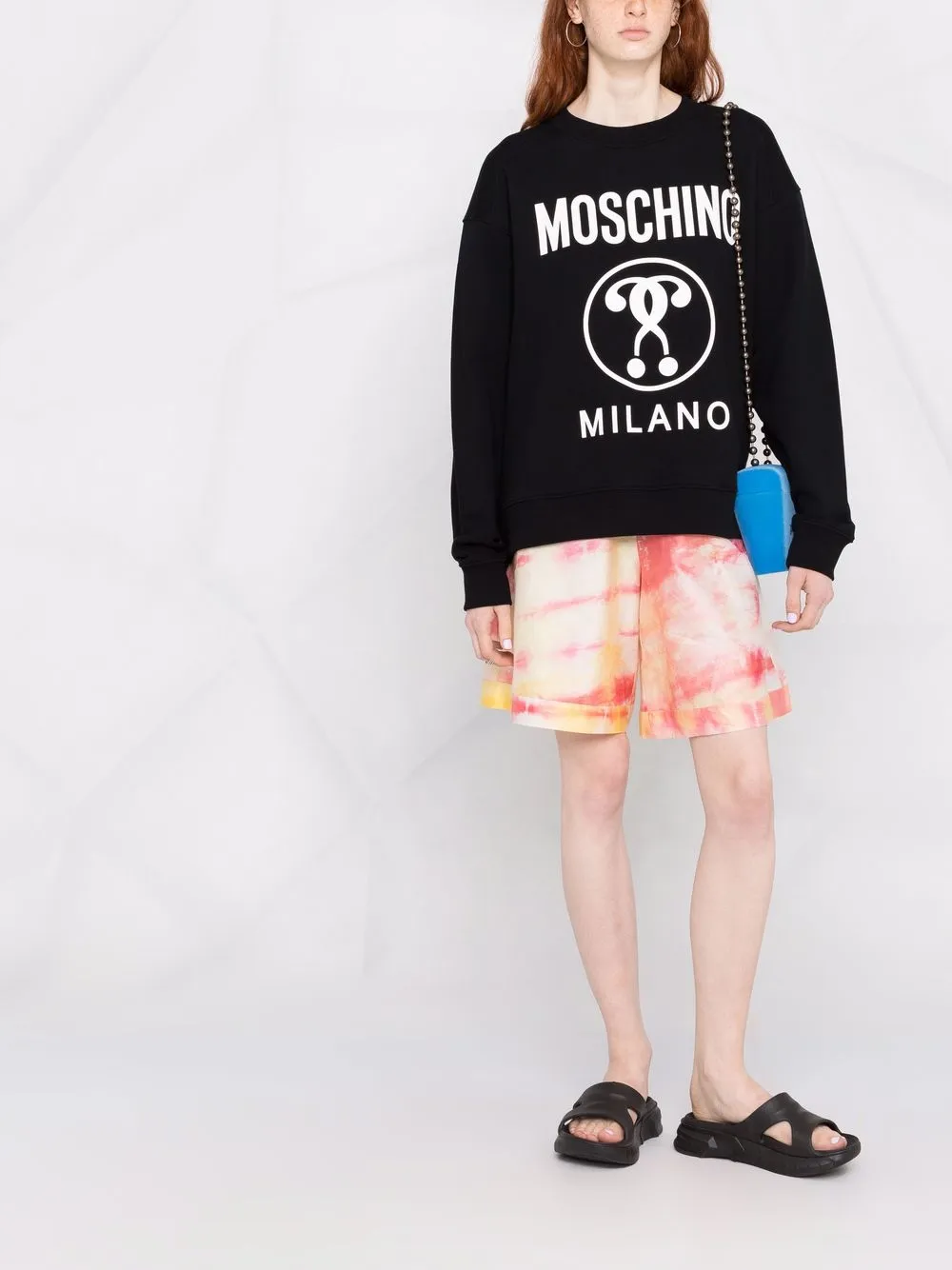 фото Moschino толстовка с логотипом