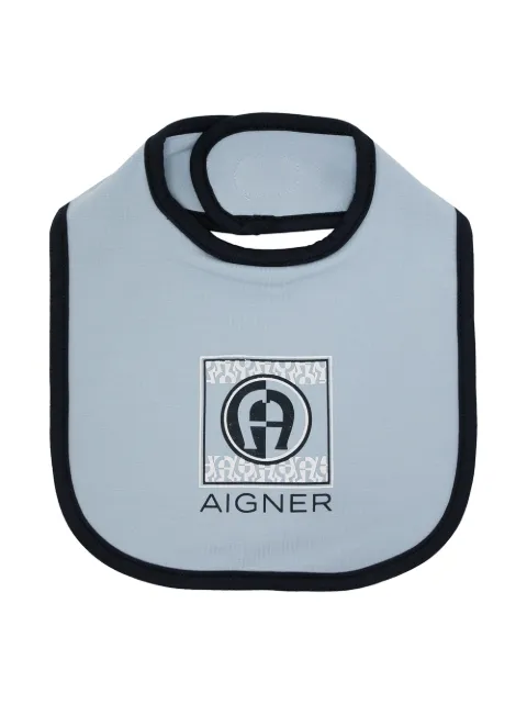 Aigner Kids logo-print cotton bib