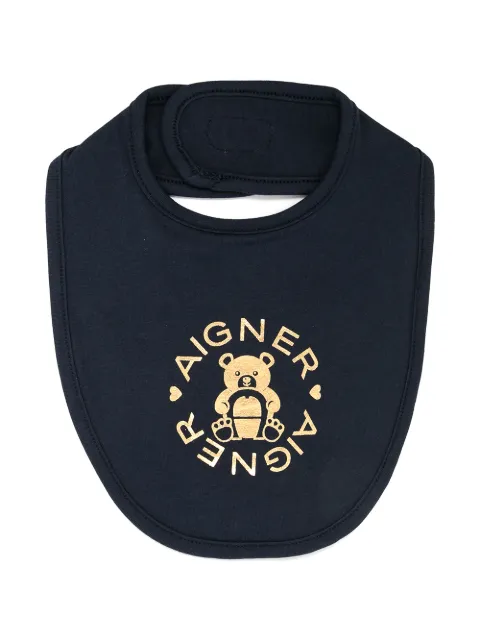 Aigner Kids مريلة بطبعة شعار الماركة