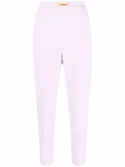 Elisabetta Franchi pantalones con detalle bocado