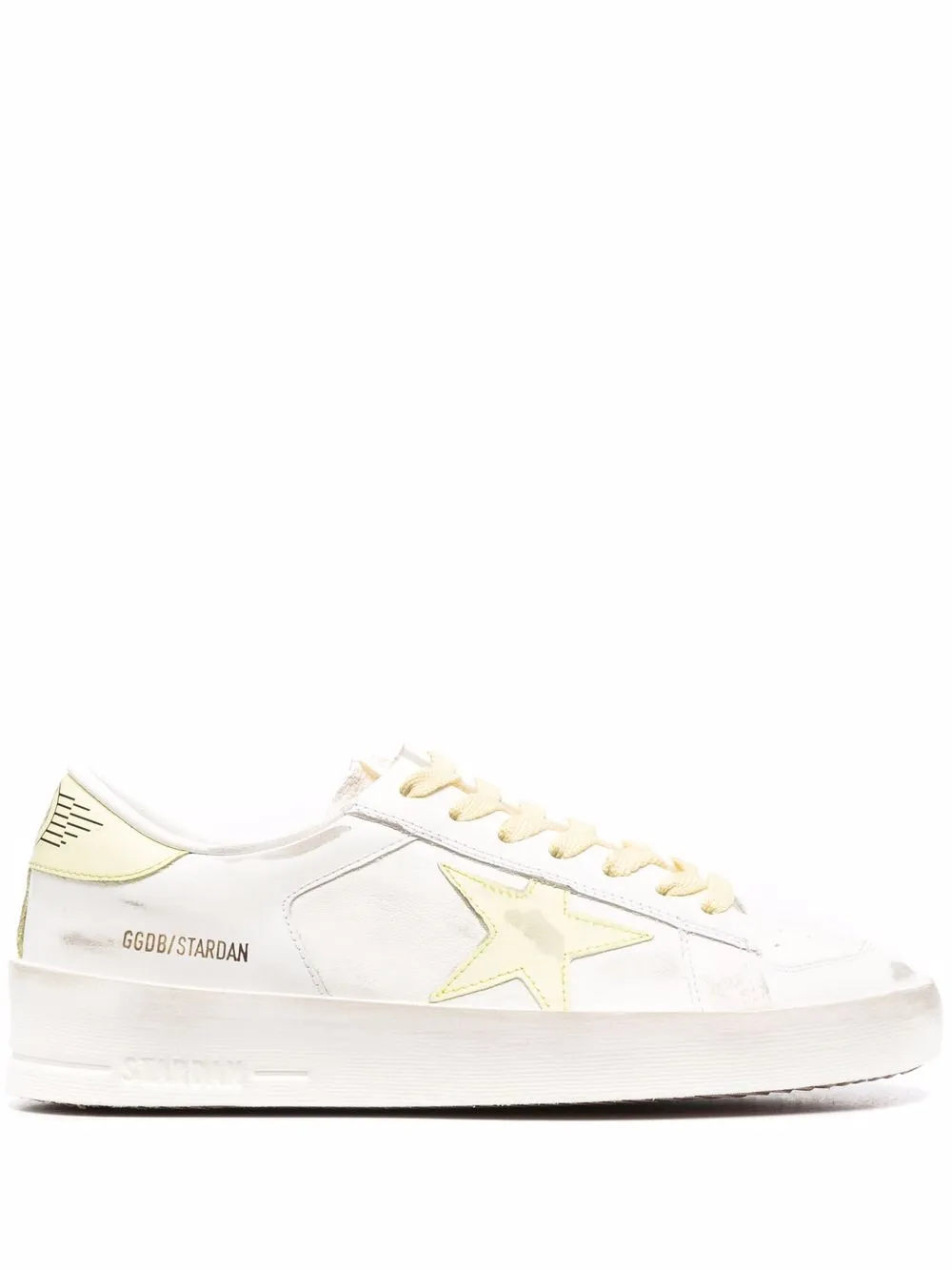 

Golden Goose tenis Stardan con plataforma plana - Blanco