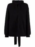 Patou funnel-neck graphic hoodie - Black