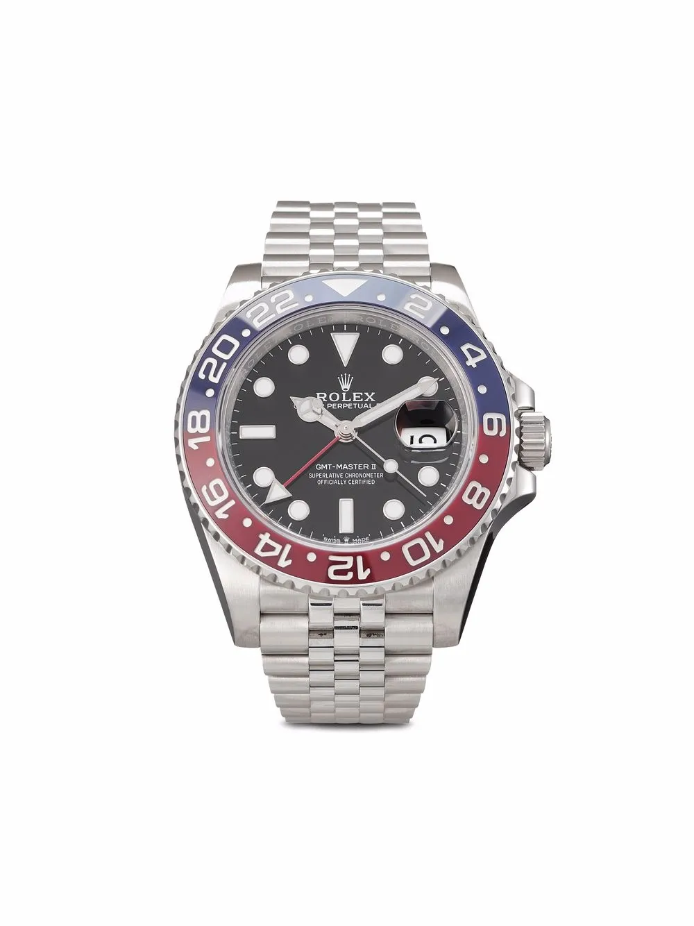 Pre-owned Rolex 2018  Gmt-master Ii 40mm In Black