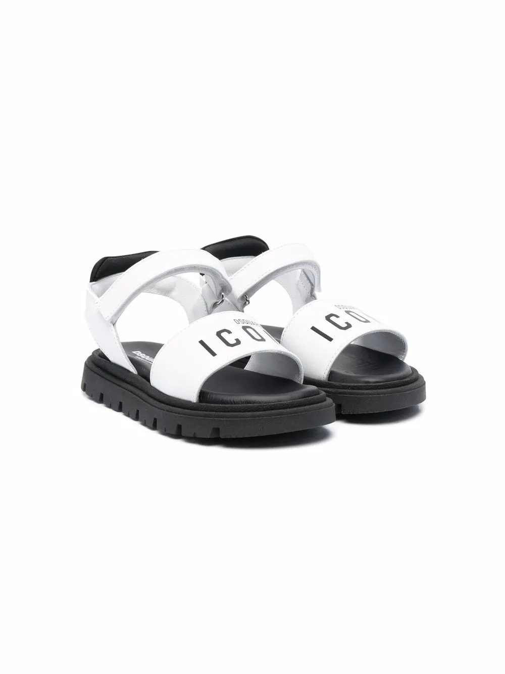 

Dsquared2 Kids sandalias con estampado Icon - Blanco