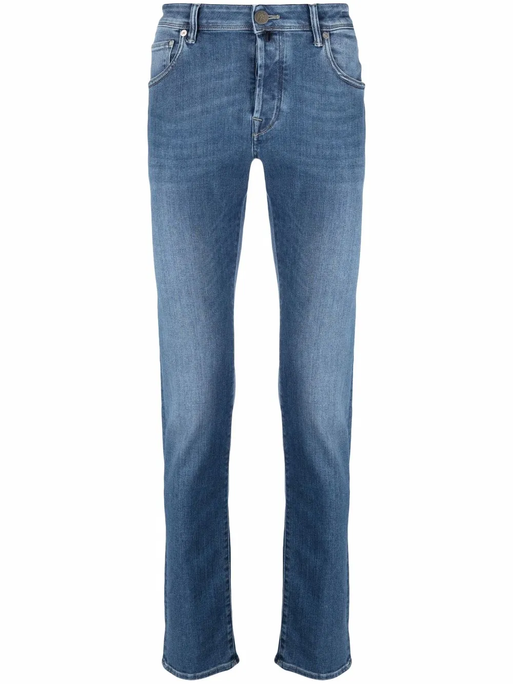 

Incotex jeans slim de tiro bajo - Azul