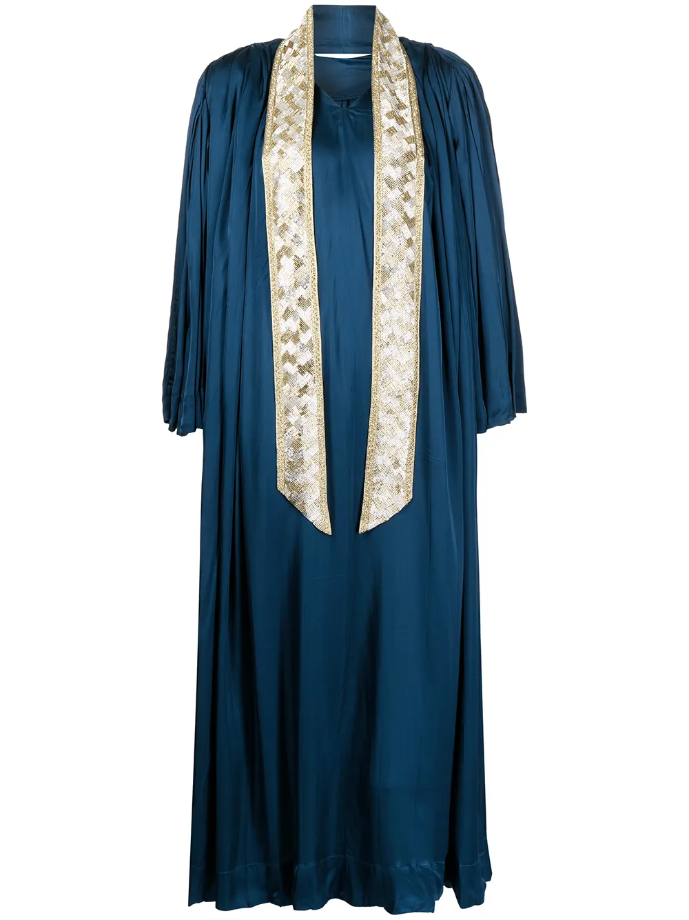shawl with maxi dress