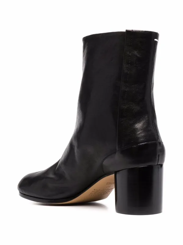 Maison Margiela Tabi 60mm Leather Ankle Boots - Farfetch