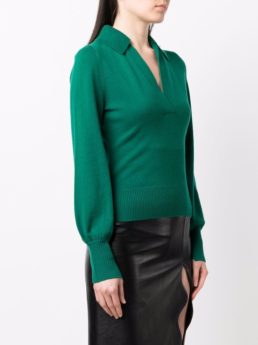 фото Dvf diane von furstenberg rhodes collared knit jumper