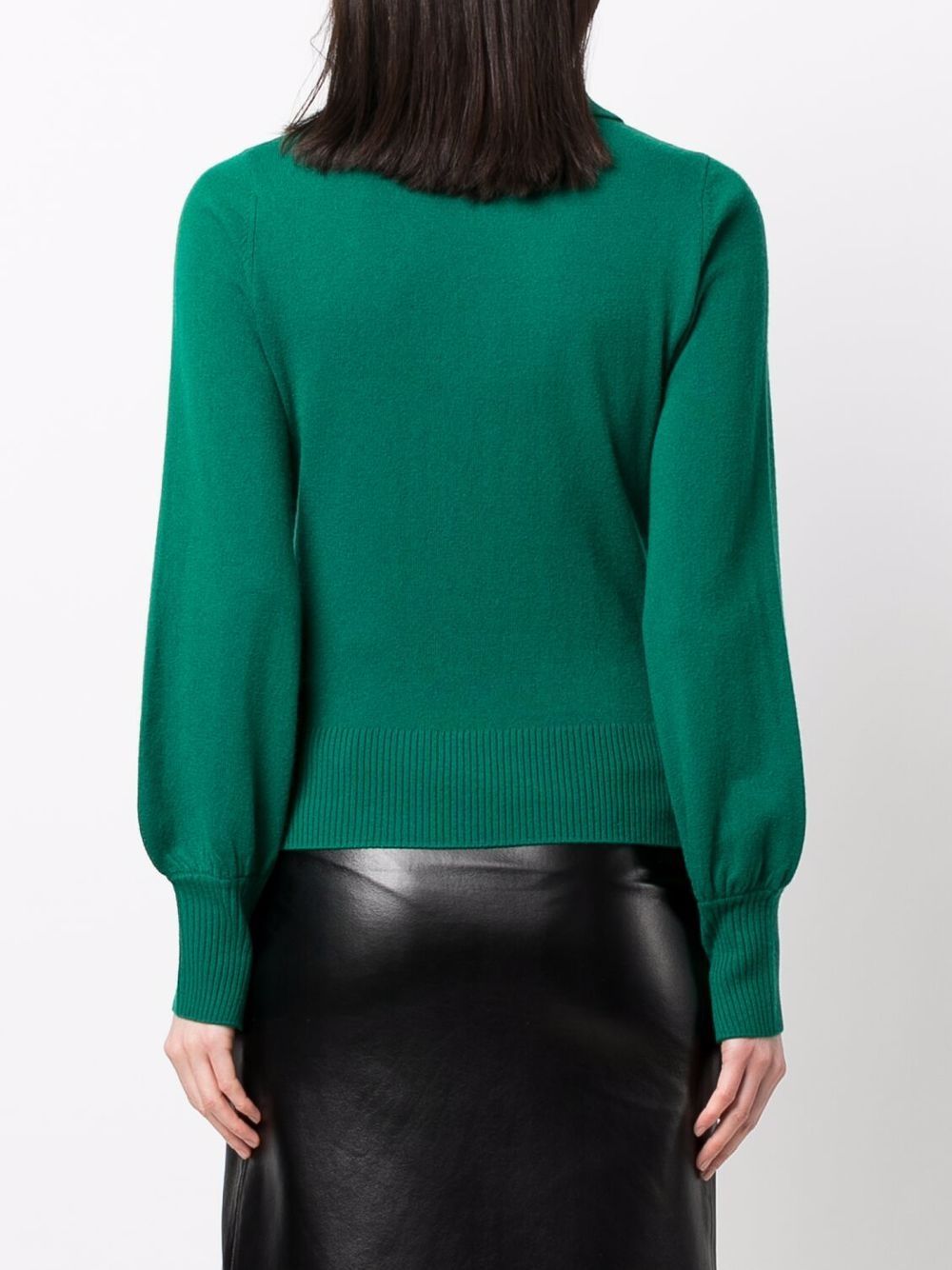 фото Dvf diane von furstenberg rhodes collared knit jumper