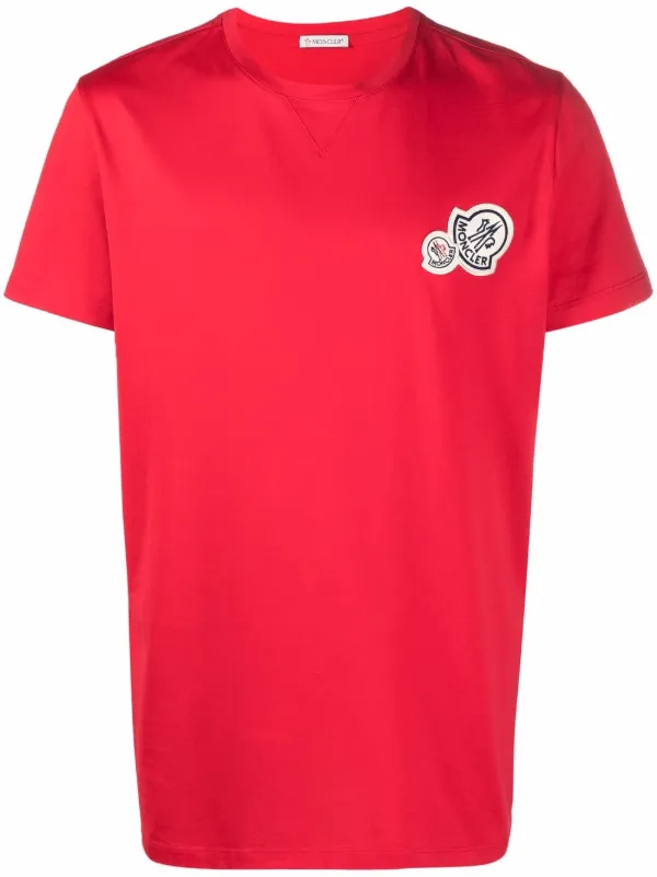 moncler patch t shirt