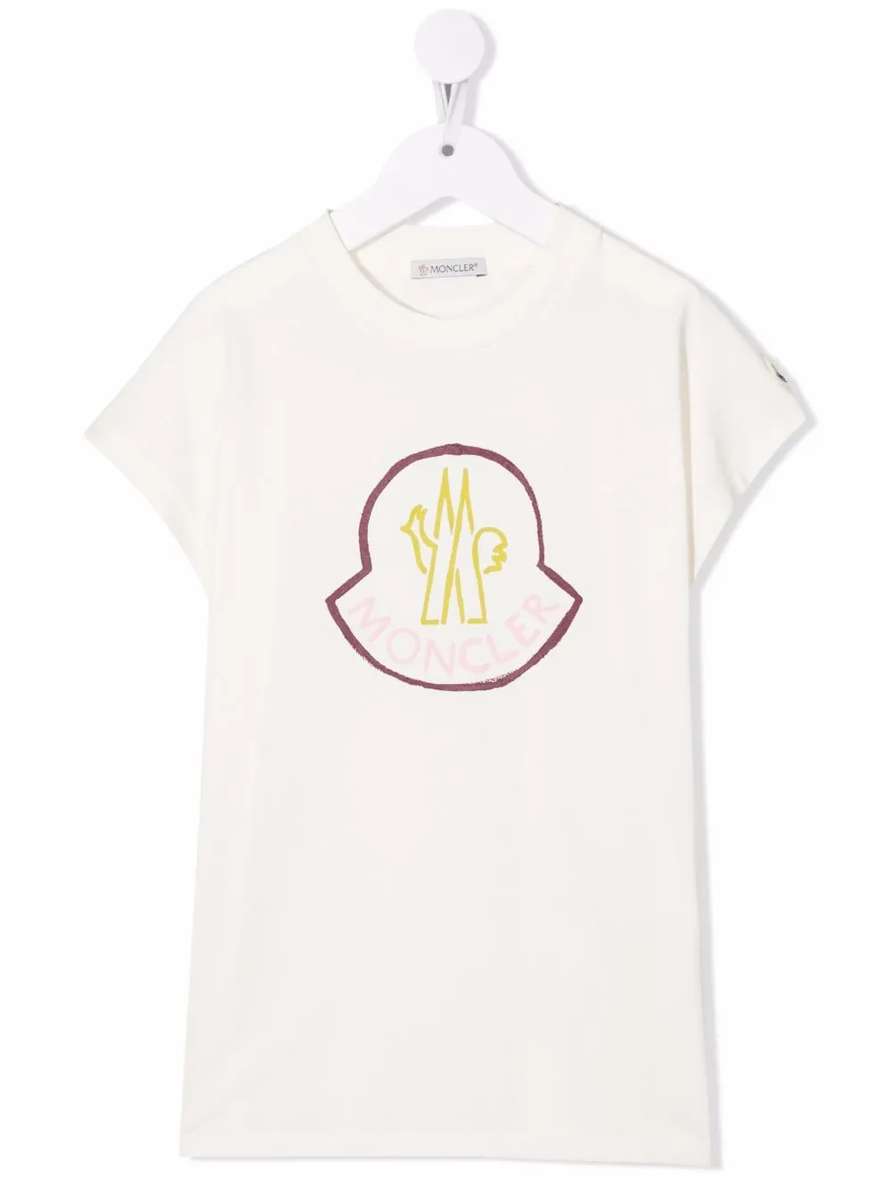 Moncler Enfant футболка с логотипом