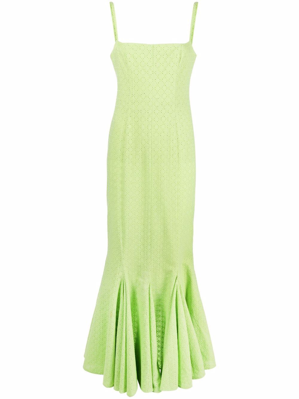 Giuseppe Di Morabito perforated diamond patterned dress - Green