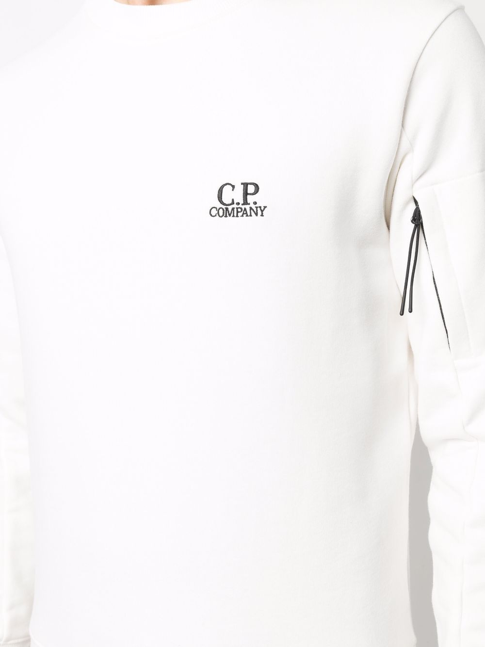 фото C.p. company embroidered logo cotton jumper