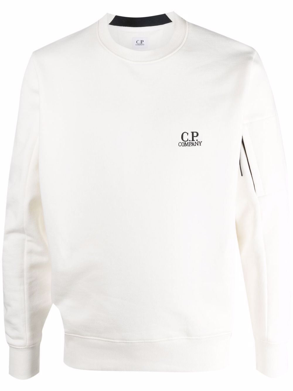 фото C.p. company embroidered logo cotton jumper