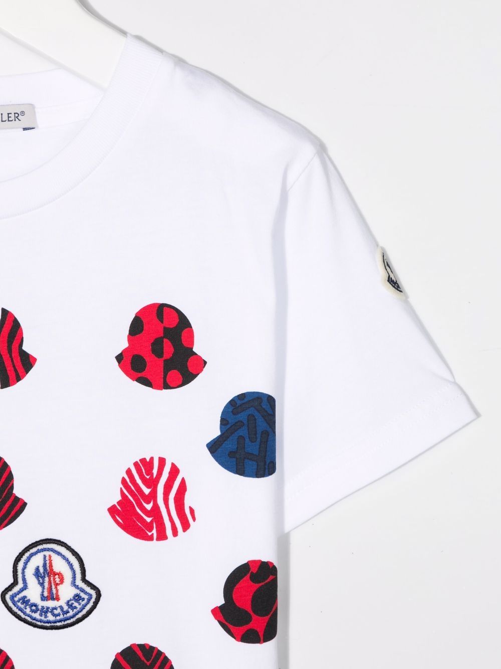 фото Moncler enfant футболка с логотипом