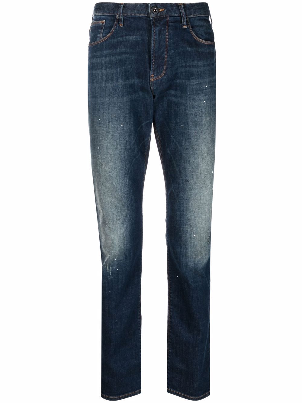 фото Emporio armani прямые джинсы средней посадки
