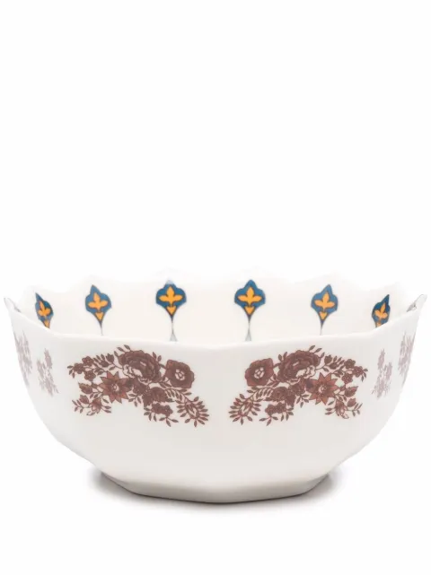 Seletti bowl con estampado en contraste