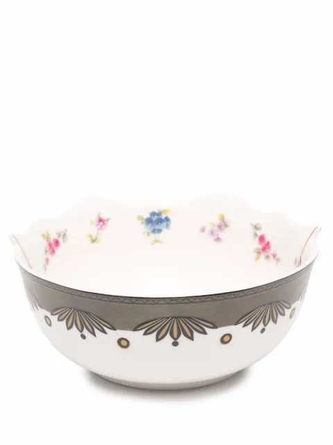 Seletti hybrid contrast-print bowl