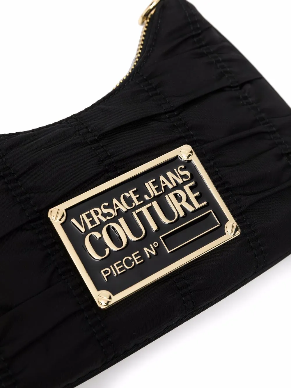 фото Versace jeans couture плиссированная сумка через плечо с логотипом