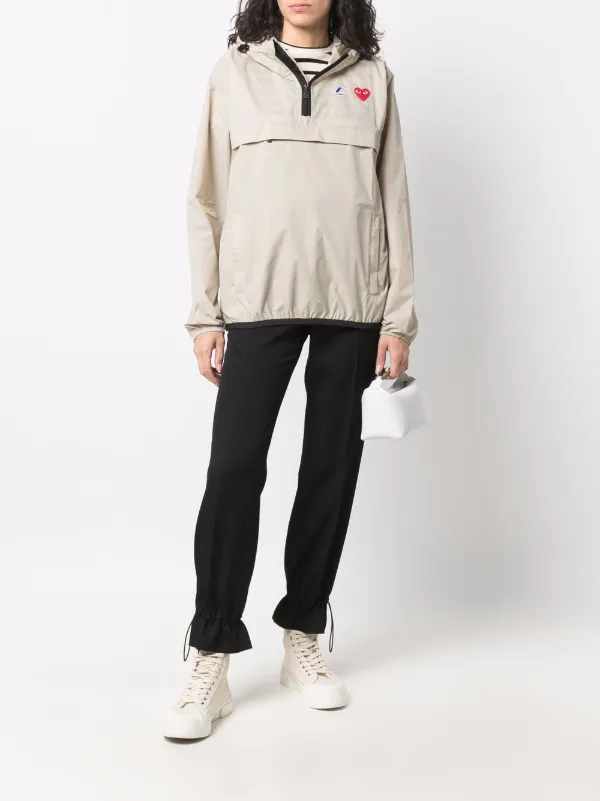 Comme Des Garçons Play Hooded Pullover Jacket - Farfetch