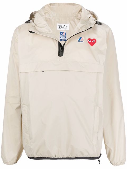 Comme Des Garçons Play hooded pullover jacket 