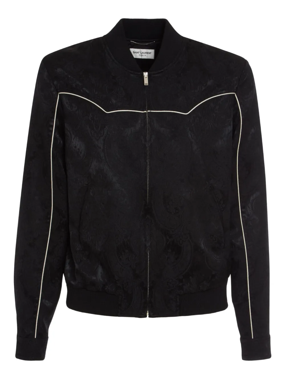 paisley-print bomber jacket