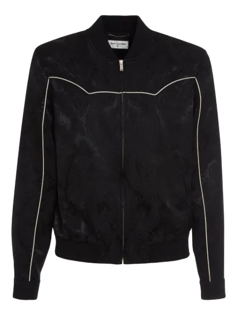 Saint Laurent Bomberjack met paisley-print