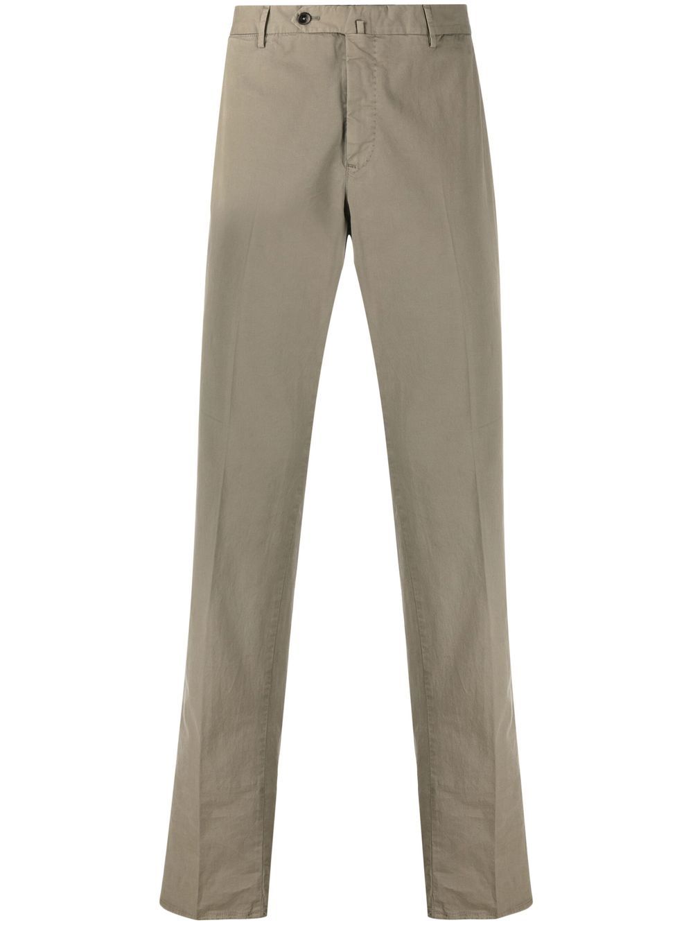 straight-leg chino trousers