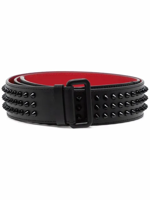 Christian Louboutin studded leather belt 