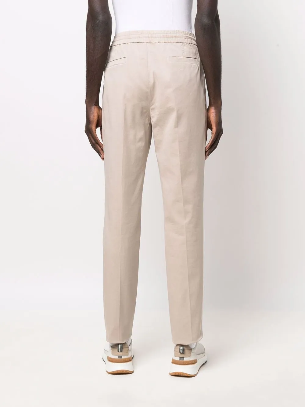 фото Brunello cucinelli брюки чинос прямого кроя с кулиской