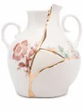 Seletti x Marcantonio Raimondi Malerba Kintsuji small vase (18cm x 16cm) - White