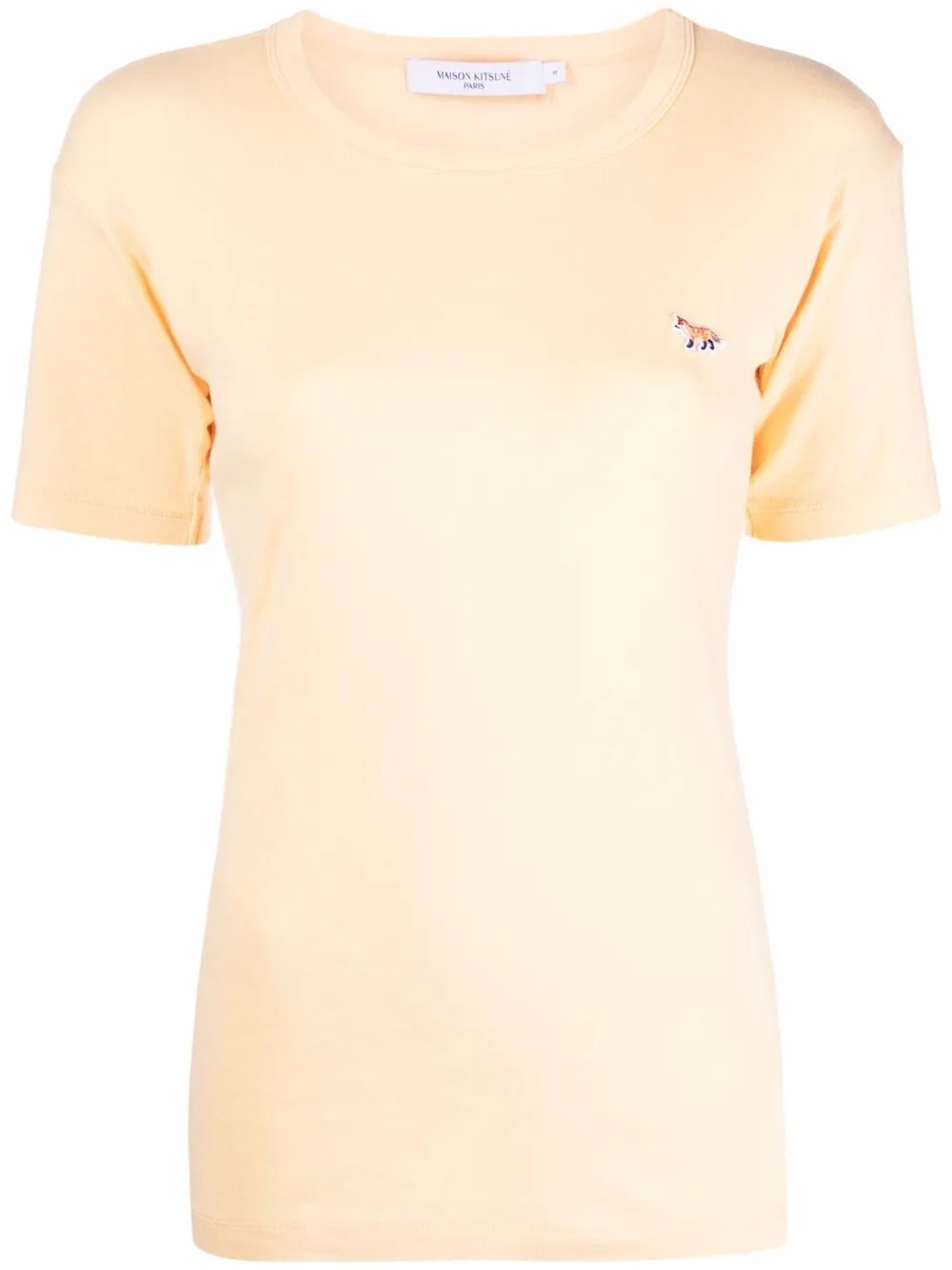 

Maison Kitsuné playera con parche Fox - Naranja