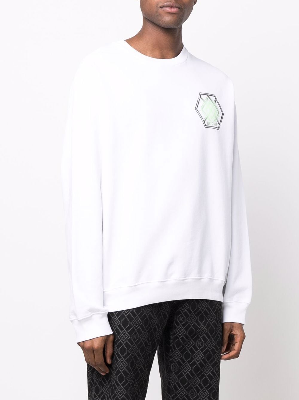 фото Koché logo-print sweatshirt