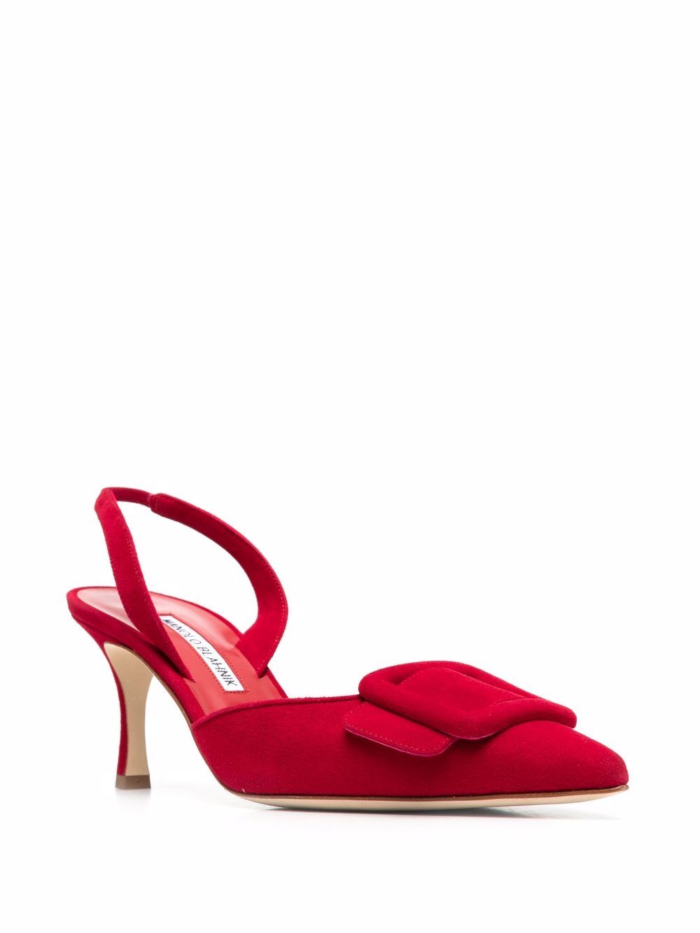 фото Manolo blahnik buckle toe detail pumps