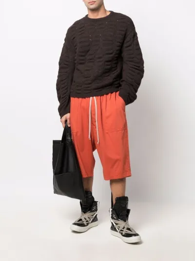 drop-crotch bermuda shorts | Rick Owens 