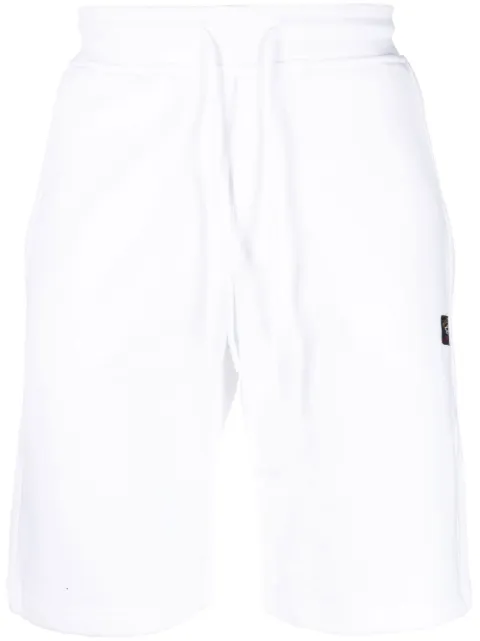 Paul & Shark logo-patch track shorts