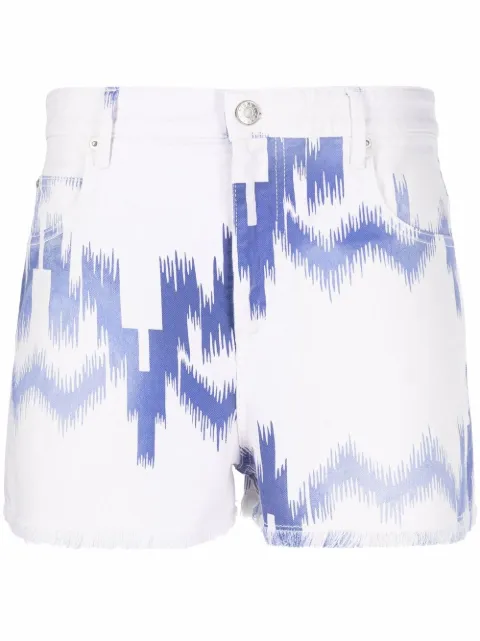 MARANT ÉTOILE Lesiao woven-print shorts