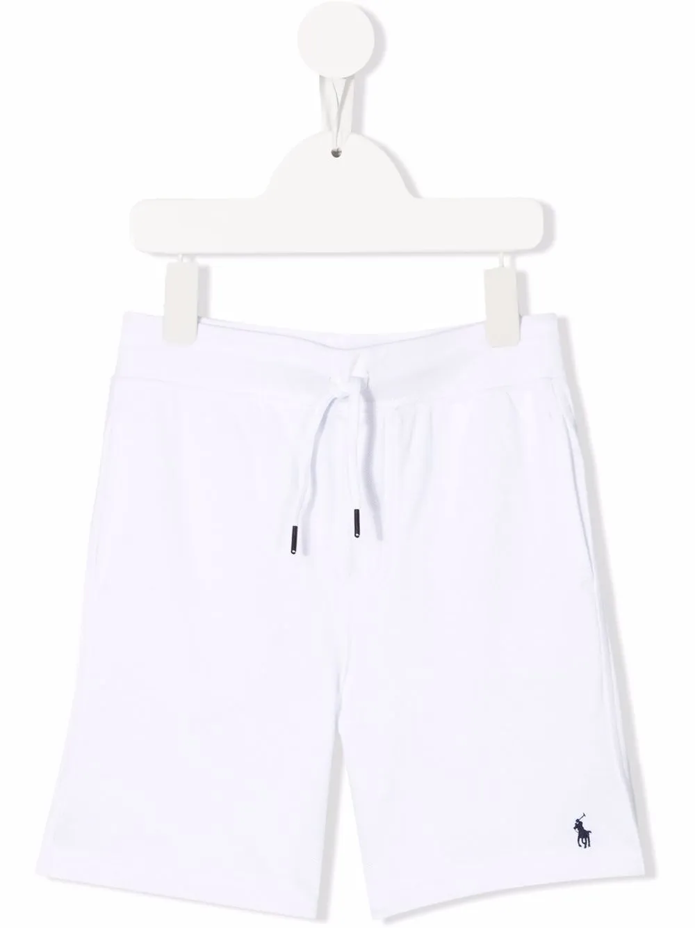 

Ralph Lauren Kids shorts deportivos con cordones en la pretina - Blanco