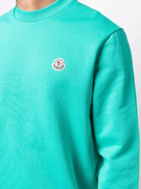 Moncler logo-patch Sweatshirt - Farfetch