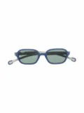 RAY-BAN JUNIOR square-frame tinted sunglasses - Blue